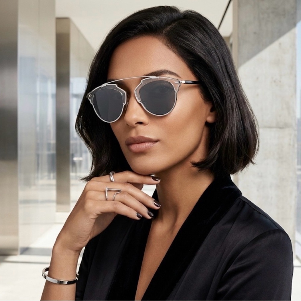 Authentic Dior Frame Black Lens Women's Sunglasses